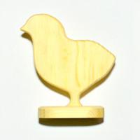 Заготовка для творчества, деревянная "Цыпленок", на подставке, 15х10 см