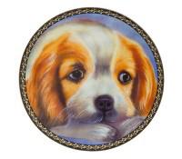Тарелка декоративная "Рыжий пес", 10x10x2 см