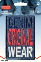 Термоаппликация прямоугольная "Denim Orig. Wear"