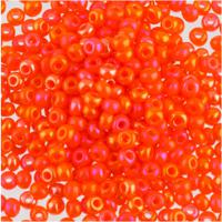 Бисер круглый 4 10/0 "Gamma", 50 грамм, цвет: D322 оранжевый (94140)