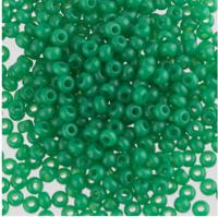 Бисер круглый 5 10/0 "Gamma", 50 грамм, цвет: E189 зеленый (52240)