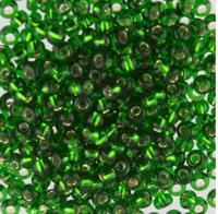 Бисер круглый 5 10/0 "Gamma", 50 грамм, цвет: E162 зеленый (57120)