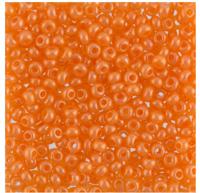 Бисер круглый 1 10/0 "Gamma", 50 грамм, цвет: A022 оранжевый (17189)