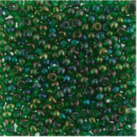 Бисер круглый 1 10/0 "Gamma", 50 грамм, цвет: А535 зеленый (51060)