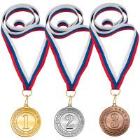 Набор медалей "Камчуга", 3 штуки (золото, серебро, бронза), 40 мм