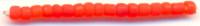 Бисер "Астра", 500 грамм, цвет: М5 красный/прозрачный матовый, арт. 7701422