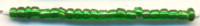 Бисер "Астра", 500 грамм, цвет: 27B зеленый/прозрачный серебристый центр, арт. 7701422