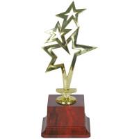 Награда "Звезды", пластик, золото, основание пластик, 20 см