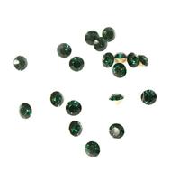 Стразы конусовидные риволи Christal, цвет 12 зелёный, 144 штуки, арт. 7711014