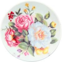 Тарелка декоративная "Букет с розами", 10x10x2 см