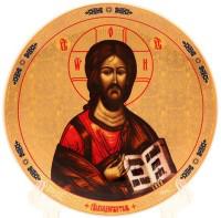 Тарелка декоративная "Иисус Христос", 15x15x2 см