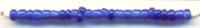 Бисер стеклянный "Астра", 500 грамм, цвет: 8 (синий/прозрачный), размер 11/0