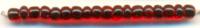 Бисер стеклянный "Астра", 500 грамм, цвет: 310 (красный/прозрачный с цветным центром - чёрный), размер 11/0