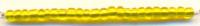Бисер стеклянный "Астра", 500 грамм, цвет: 30 (жёлтый/прозрачный с цветным центром - серебристый), размер 11/0
