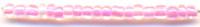 Бисер стеклянный "Астра", 500 грамм, цвет: 209 (светло-розовый/прозрачный с цветным центром - радужный), размер 11/0