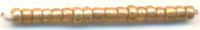 Бисер стеклянный "Астра", 500 грамм, цвет: 1106 (тёмно-золотой/глянцевое покрытие), размер 11/0