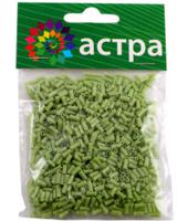 Стеклярус "Астра", 20 грамм, цвет: салат/непрозрачный (10 штук) (количество товаров в комплекте: 10)