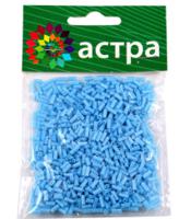 Стеклярус "Астра", 20 грамм, цвет: светло-голубой/непрозрачный (10 штук) (количество товаров в комплекте: 10)