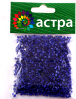 Рубка "Астра", 20 грамм, цвет: синий/непрозрачный (10 штук) (количество товаров в комплекте: 10)