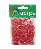 Рубка "Астра", 20 грамм, цвет: красный/непрозрачный, радужный (10 штук) (количество товаров в комплекте: 10)