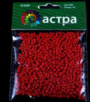 Бисер "Астра", 20 грамм, цвет: красный/непрозрачный, матовый (10 штук) (количество товаров в комплекте: 10)