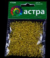 Бисер "Астра", 20 грамм, цвет: желтый (10 штук) (количество товаров в комплекте: 10)