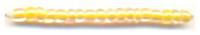 Бисер "Астра", 20 грамм, цвет: желтый/прозрачный, с цветным глянцевым центром (10 штук) (количество товаров в комплекте: 10)