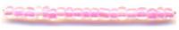 Бисер "Астра", 20 грамм, цвет: светло-розовый/прозрачный, с цветным радужным центром (10 штук) (количество товаров в комплекте: 10)