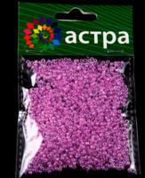 Бисер "Астра", 20 грамм, цвет: темно-розовый/жемчужный (10 штук) (количество товаров в комплекте: 10)