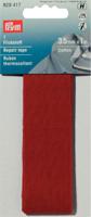 Ткань для заплаток (термоклеевая), 3,5х100 см, красная