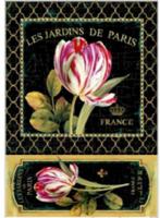 Рисовая карта для декупажа "Тюльпаны на черном фоне", 3 штуки, 21x30 см (количество товаров в комплекте: 3)
