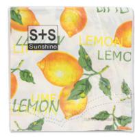 Салфетки для декупажа "Лимоны", 2-х слойные, 33x33 см