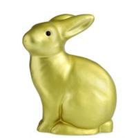 Ночник "Кролик", золотой, 25 см