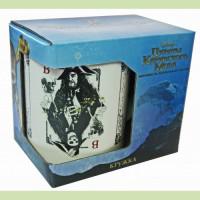 Кружка "Пираты Карибского Моря. Карты" в подарочной упаковке, 350 мл