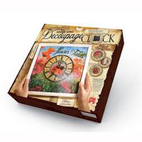 Комплект для творчества "Decoupage clock. Маки", 32x32x4 см