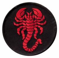 Термоаппликация "Красный скорпион", арт. AD1326