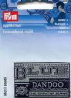 Термоаппликация "BLUE DANDOO", синий/серый, арт. 925920