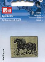 Термоаппликация "Лошадь", черный/бежевый, арт. 925811