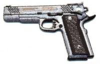 Термоаппликация "Пистолет", арт. AD1183