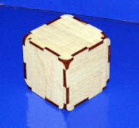 Заготовка из дерева "Кубик", 6x6x6 см