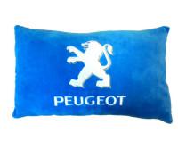 Подушка "Peugeot", синяя