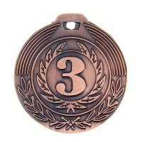 Медаль металлическая "3 место", 4x0,2 см