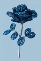 Набор для бисероплетения "Синяя роза", 24x8 см, арт. БП-2