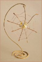 Набор для бисероплетения "Золотая паутинка", 15x12 см, арт. БП-171
