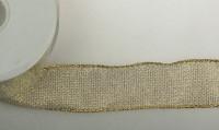 Лента тканная "Золото", 40 мм, 9 метров