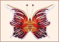 Набор для бисероплетения "Бабочка Нимфа" 8x10,5 см, арт. БП-18