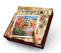 Набор для творчества "Decoupage clock №4" с рамкой