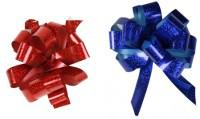 Комплект бантов-шаров из 10 штук, синий/красный, 30 мм, арт. 4402/02