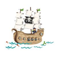Наклейки для декора "Пиратский корабль"