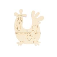 Форма для декора "Сбежавшая курица", 10,7x13 см (арт. DZ00076)